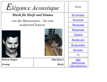 Tablet Screenshot of eleganceacoustique.de